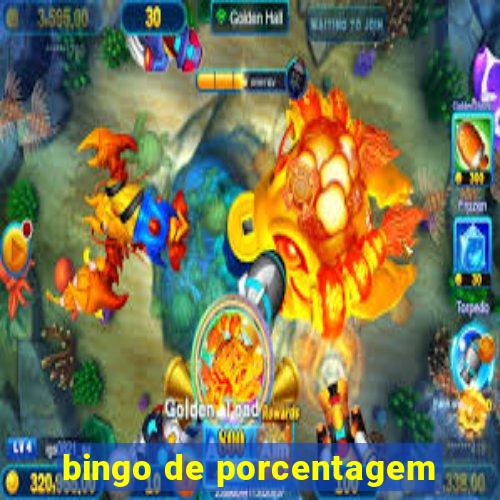 bingo de porcentagem